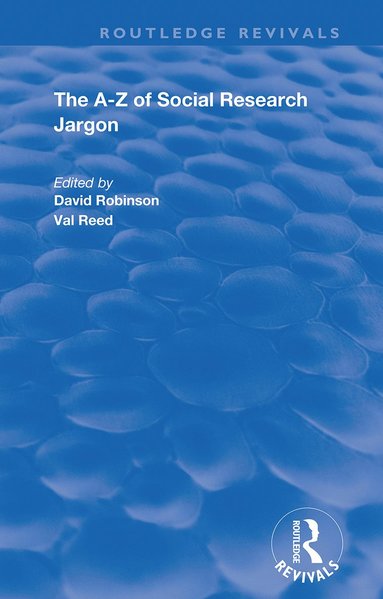 bokomslag A-Z of Social Research Jargon