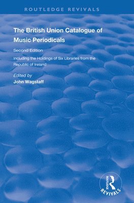 The British Union Catalogue of Music Periodicals 1