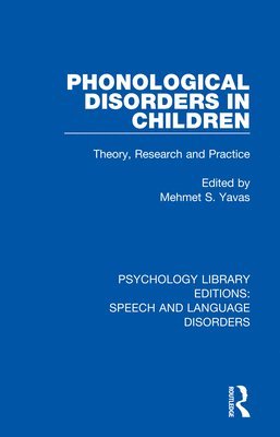 Phonological Disorders in Children 1