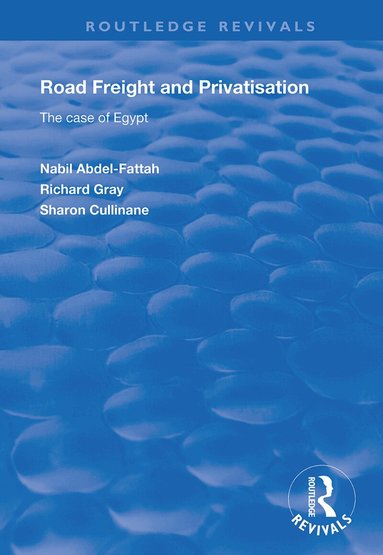 Nabil Abdel-Fattah, Richard Gray, Sharon Cullinane - Road Freight and Privatisation, Inbunden