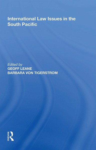 bokomslag International Law Issues in the South Pacific