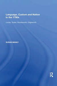 bokomslag Language, Custom and Nation in the 1790s