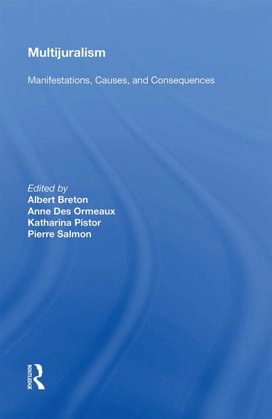 Albert Breton, Anne des Ormeaux, Katharina Pistor, Pierre Salmon - Multijuralism, Häftad