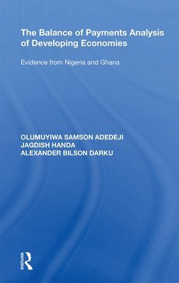 bokomslag The Balance of Payments Analysis of Developing Economies