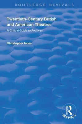 Twentieth-Century British and American Theatre 1