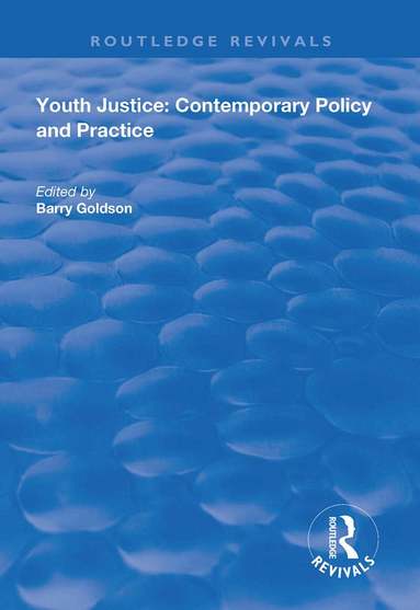 Barry Goldson - Youth Justice, Inbunden