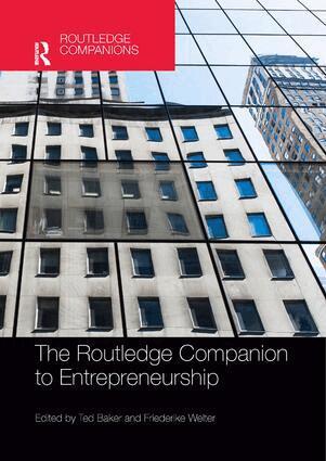 Ted Baker, Friederike Welter - Routledge Companion to Entrepreneurship, Häftad
