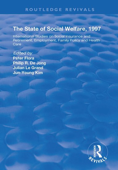 Peter Flora, Philip R. De Jong, Julian Le Grand, Jun-Young Kim - State and Social Welfare, 1997, Inbunden