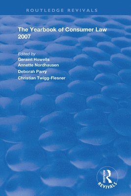 bokomslag Yearbook of Consumer Law 2007