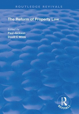 bokomslag Reform of Property Law