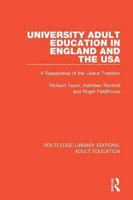 bokomslag University Adult Education in England and the USA