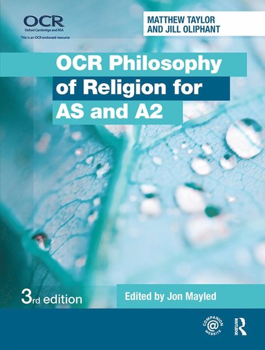 bokomslag OCR Philosophy of Religion for AS and A2