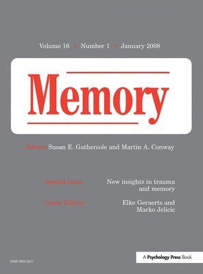 bokomslag New Insights in Trauma and Memory