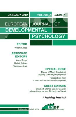 bokomslag Theory of Mind: Specialized Capacity or Emergent Property? Perspectives from Non-human and Human Development