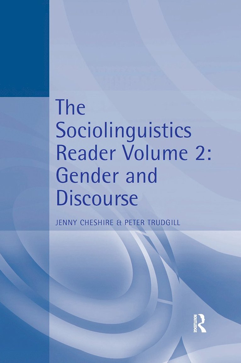 Jenny Cheshire, Peter Trudgill - Sociolinguistics Reader, Inbunden
