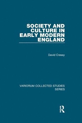 Society and Culture in Early Modern England 1