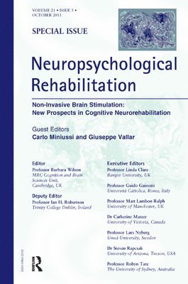 bokomslag Non-Invasive Brain Stimulation: New Prospects in Cognitive Neurorehabilitation