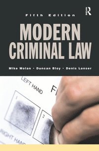 bokomslag Modern Criminal Law