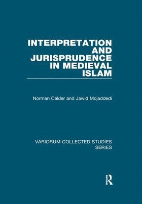 bokomslag Interpretation and Jurisprudence in Medieval Islam