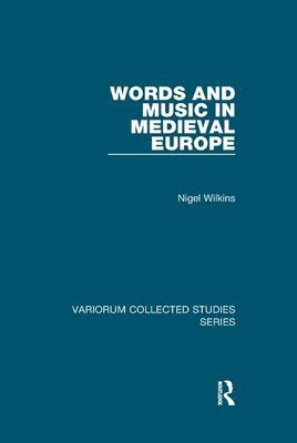 Words and Music in Medieval Europe 1