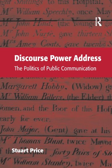 Stuart Price - Discourse Power Address, Häftad