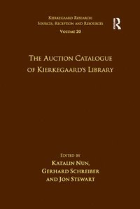 bokomslag Volume 20: The Auction Catalogue of Kierkegaard's Library