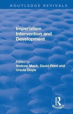 bokomslag Imperialism Intervention and Development