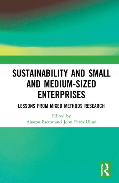 Aharon Factor, John Parm Ulhøi - Sustainability and Small and Medium-sized Enterprises, Inbunden