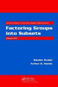 bokomslag Factoring Groups into Subsets
