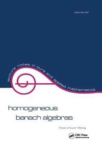 bokomslag Homogeneous Banach Algebras