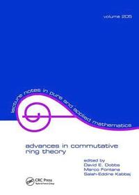 bokomslag Advances in Commutative Ring Theory