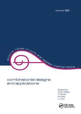 bokomslag Combinatorial Designs and Applications