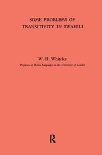 bokomslag Some Problems of Transitivity in Swahili