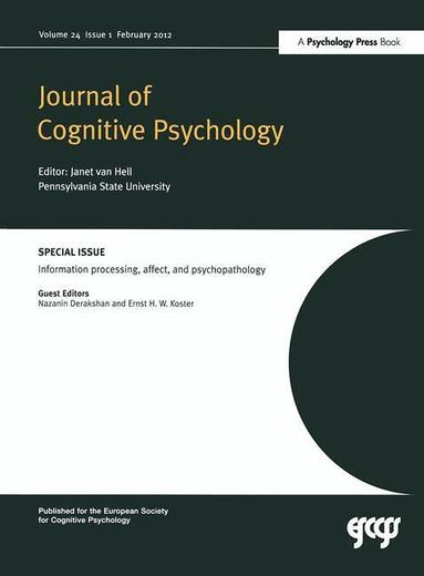 Nazanin Derakshan - Information Processing, Affect and Psychopathology, Inbunden