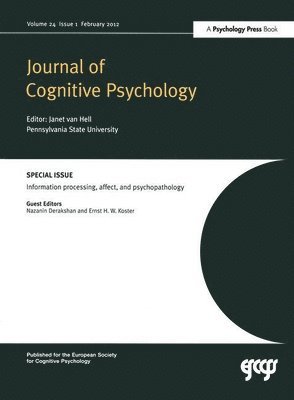 Information Processing, Affect and Psychopathology 1