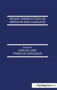 bokomslag Recent Perspectives on American Sign Language