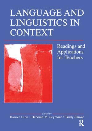 bokomslag Language and Linguistics in Context