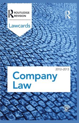 bokomslag Company Lawcards 2012-2013