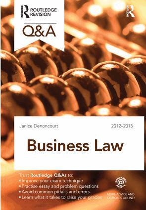Janice Denoncourt - Q&A Business Law, Inbunden