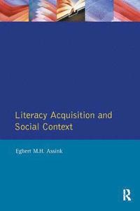 bokomslag Literacy Acquisition and Social Context