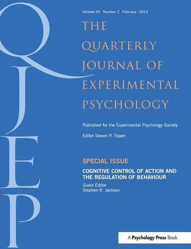 Stephen Jackson - Cognitive Control of Action and the Regulation of Behaviour, Inbunden