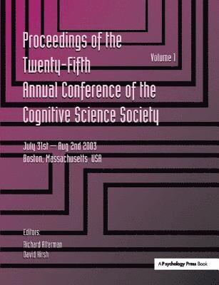 Proceedings of the 25th Annual Cognitive Science Society 1