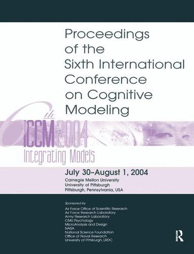 Marsha C. Lovett, Christian D. Schunn, Christian Lebiere, Paul Munro - Sixth International Conference on Cognitive Modeling, Inbunden