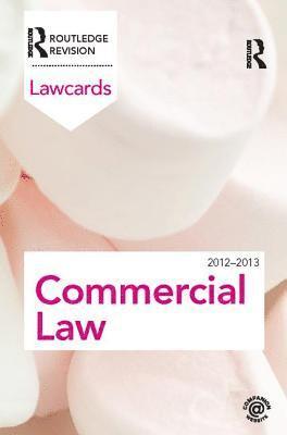 Routledge - Commercial Lawcards 2012-2013, Inbunden