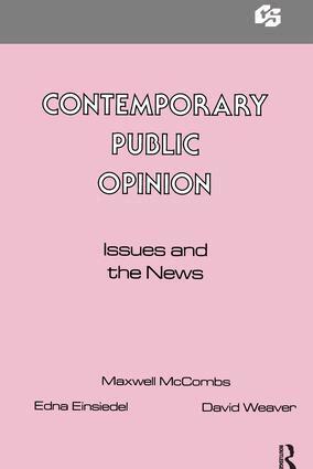 Maxwell McCombs - Contemporary Public Opinion, Inbunden