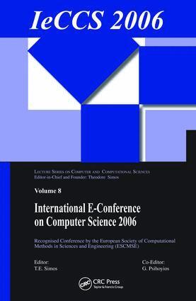 Theodore Simos, Georgios Psihoyios - International e-Conference of Computer Science 2006, Inbunden