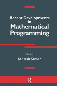 bokomslag Recent Developments in Mathematical Programming