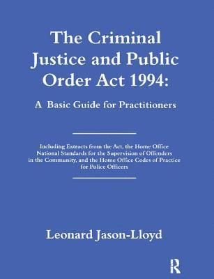 bokomslag Criminal Justice and Public Order Act 1994