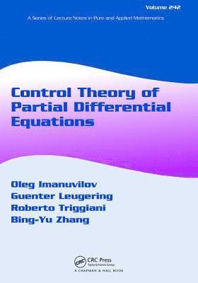 Control Theory of Partial Differential Equations 1