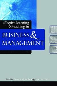 bokomslag Effective Learning and Teaching in Business and Management